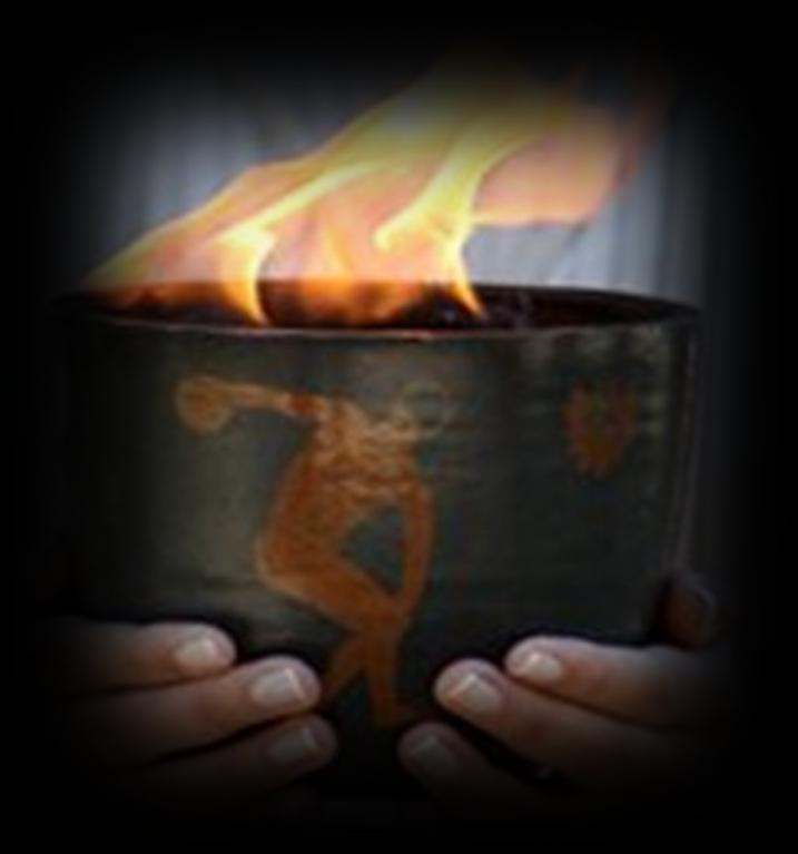 Η φωτιά στους αρχαίους Ολυμπιακούς Αγώνες Στο ιερό της Ολυμπίας έκαιγε άσβεστη η ιερή φλόγα της