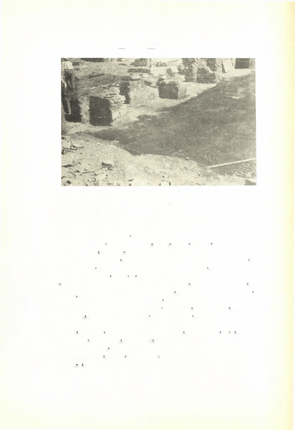 18 Πρακτικά τής 'Αρχαιολογικής 'Εταιρείας 1940 Εΐκ. 1. Άνευρεθέντα μέρη τής δεξιάς στοάς τοΰ αίβρίου τής βασιλικής Γ τής Νέας Άγχιάλου. 4.