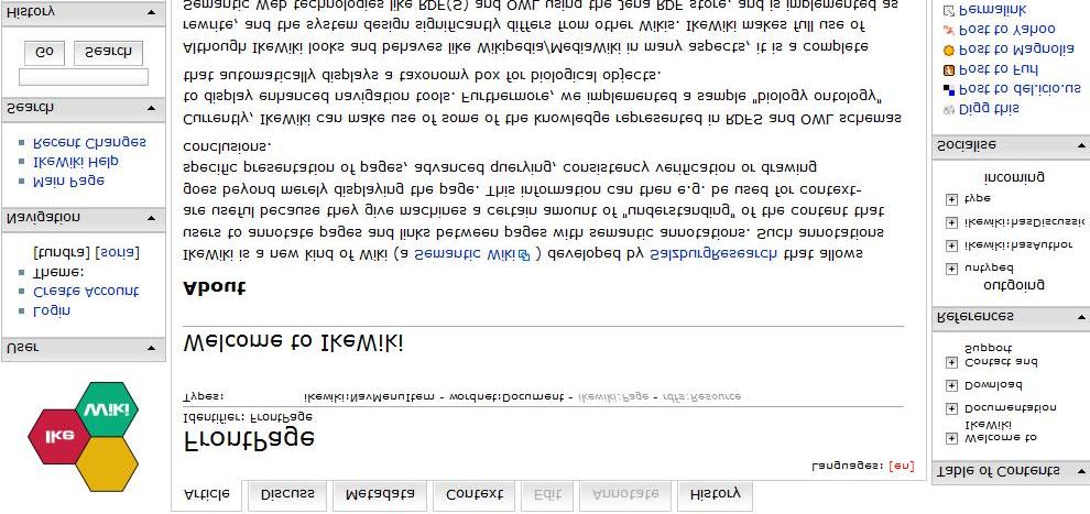 H HTML αναπαράσταση που περιέχεται στο πεδίο σύνταξης (editor) αποστέλεται στον εξυπηρετητή Ο εξυπηρετητής επεξεργάζεται την HTML είσοδο µε διάφορα Savelets που µπορούν να διατρέχουν υπερσυνδέσεις,