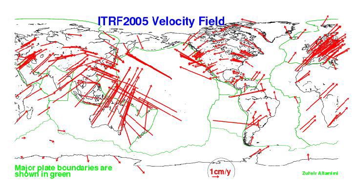 γήινου συστήματος αναφοράς (Conventional Terrestrial Reference System, CTRS).