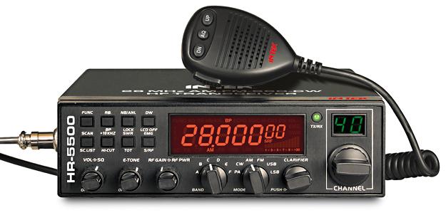 CB Αυτοκινήτου HR 5500 Περιοχή συχνοτήτων 28.000-29.700 MHz - HF 10 Meter Band. AM / FM / SSB / CW. Περιοχή συχνοτήτων 25.615-30.105 MHz (HR-5500EX version μόνο).