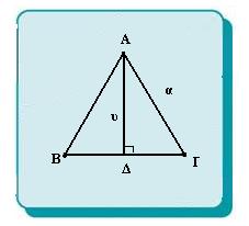 5 πόδειξη Θεωρούμε τραπέζιο (//), με βάσεις, β και ύψος υ. Φέρουμε τη διαγώνιο. Τότε έχουμε Ε () () + () ().