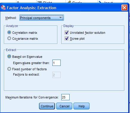 Το παράθυρο Extraction Εικόνα 4: Extraction. Display: φροντίζουμε να είναι επιλεγμένες και οι δύο δυνατότητες.