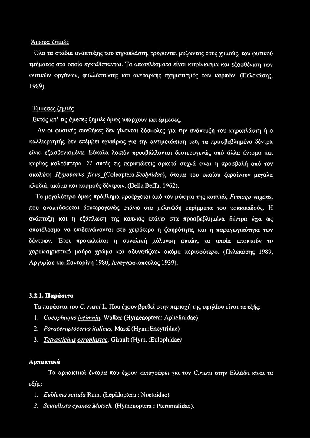 Έιιιιεσες ζημιές Εκτός απ τις άμεσες ζημιές όμως υπάρχουν και έμμεσες.