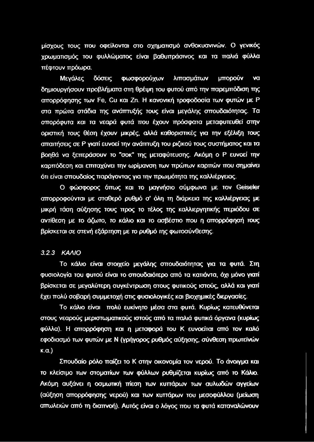 μίσχους τους που οφείλονται στο σχηματισμό ανθοκυανινών. Ο γενικός χρωματισμός του φυλλώματος είναι βαθυπράσινος και τα παλιά φύλλα πέφτουν πρόωρα.