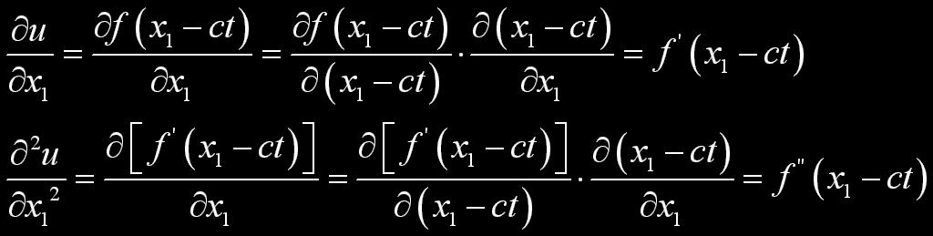 εξίσωσης επίπεδου κύματος που διαδίδεται κατά τη διεύθυνση του άξονα x 1 και ότι β) η 1 η περιγράφει