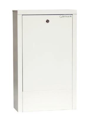 Γαλβανισμένο στήριγμα από χάλυβα - 2 pcs * RFSSIL Πολλαπλός συλλέκτης από inox με θερμοστατικές βαλβίδες, μετρητές ροής και θερμοηλεκτρικούς ενεργοποιητές