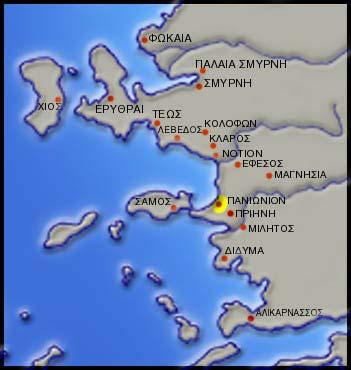 Ίωνες + ἄλλα τε ἔθνεα πολλά από ΒΑ Πελοπόννησο
