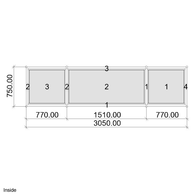 Schüco Service GmbH SchüCal+ Advanced Version 11.1.0 - SP 6 U value listing - Short format Item: 03b Item description: Creation date: 23/09/2011 Current user: Administrator Numb Description Dim.