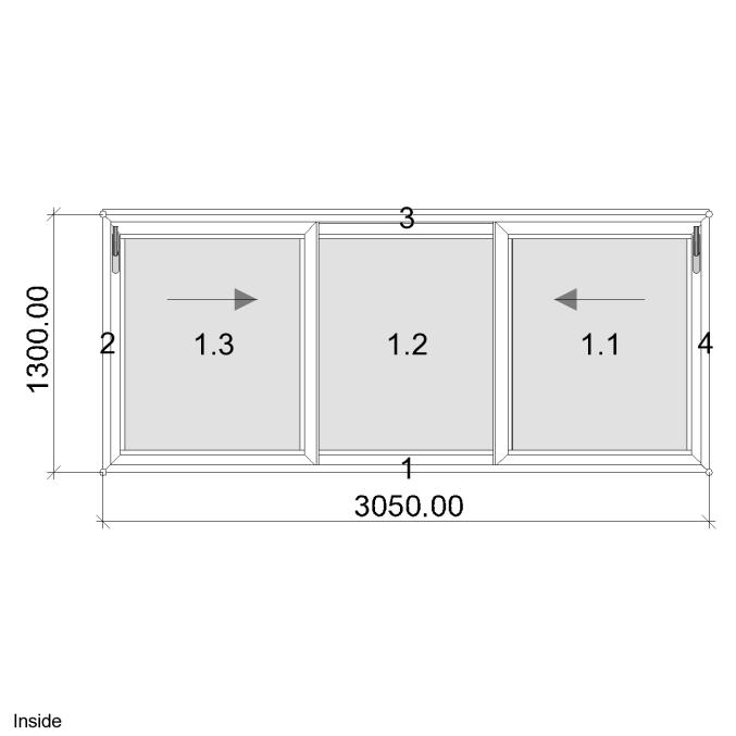 Schüco Service GmbH SchüCal+ Advanced Version 11.1.0 - SP 6 U value listing - Short format Item: 03 Item description: Creation date: 23/09/2011 Current user: Administrator Numb Description Dim.