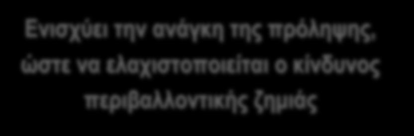 επιχειρήσεων Υποχρεώνει σε καλύτερης ποιότητας ΜΠΕ και στη γενίκευση των περιβαλλοντικών