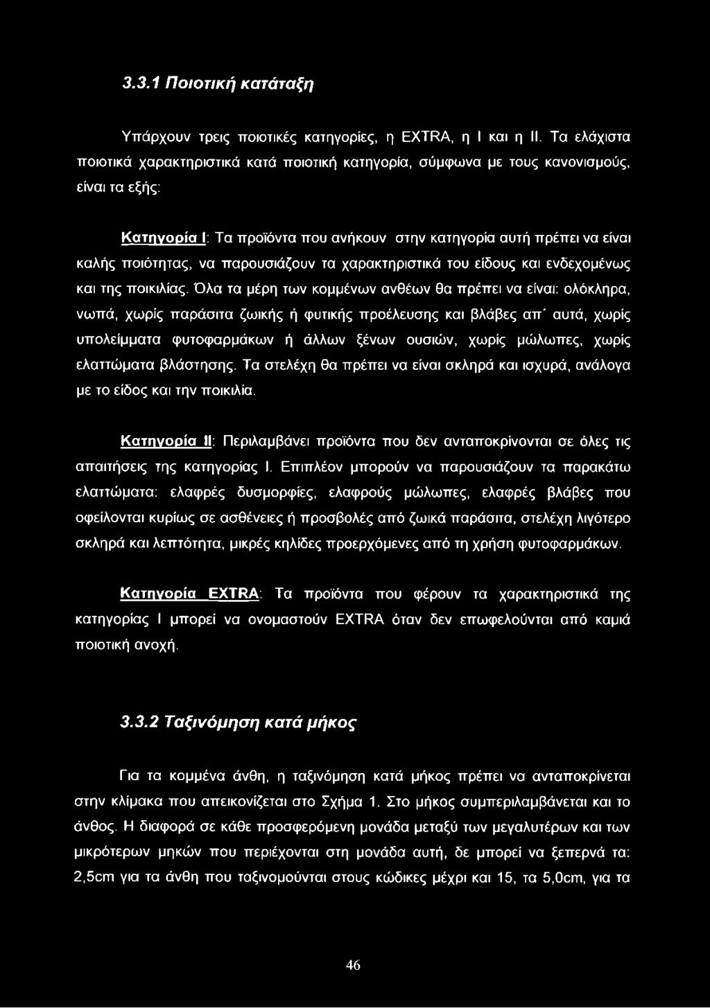 παρουσιάζουν τα χαρακτηριστικά του είδους και ενδεχομένως και της ποικιλίας.