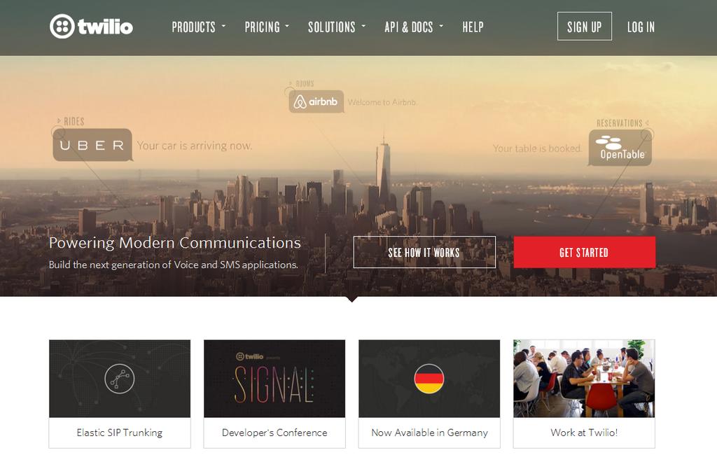 APIs Stories Twilio API is the