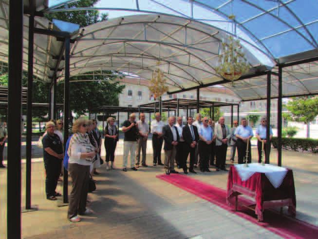Τάξης, κατάθεση στεφάνου στο Μνημείο Ηρώων και ολοκληρώθηκε με ξενάγηση στους χώρους της Σχολής.