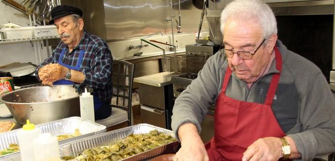 Festival Prep 25,000 Dolmades.