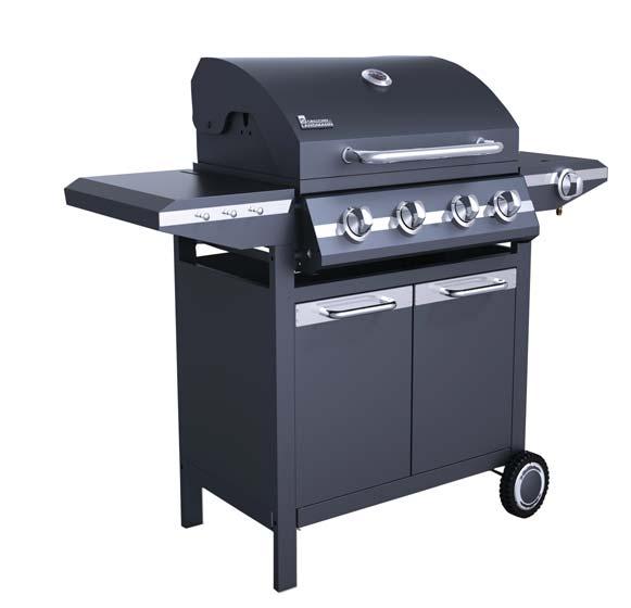 Gas wagon barbecues 23 12736 3 ανοξείδωτοι καυστήρες