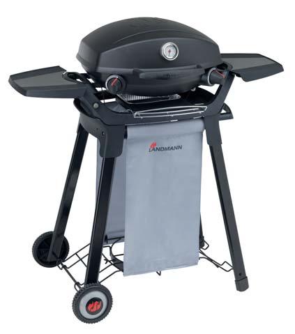 Compact gas barbecues 25 12071 Αποτελείται απο 2 μέρη: τρόλεϊ και επιτραπέζια ψησταριά 2