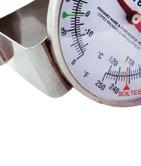 Αναλογικό θερμόμετρο με ακίδα από ανοξείδωτο ατσάλι Ένδειξη προειδοποίησης προσέγγισης