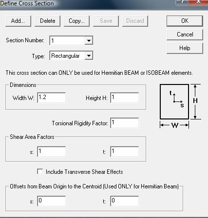 ΠΑΡΑΡΤΗΜΑ ΒΗΜΑ 6 Ο Model Geometry attributes cross section Ορίζετε τις διατομές των υλικών.