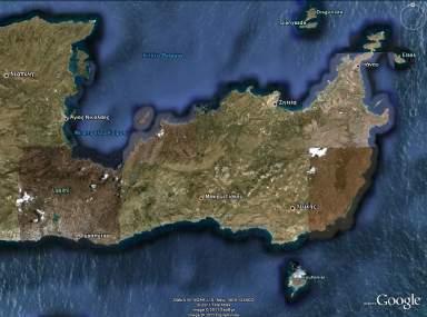 Νήσος Λεύκη Ο αρχαιολογικός χώρος Σε απόσταση 3,6 ναυτικών μιλιών από τις νοτιοανατολικές ακτές της Κρήτης, νοτιοανατολικά του ακρωτηρίου Γούδουρας, στο Λιβυκό πέλαγος, βρίσκεται σύμπλεγμα νησίδων.