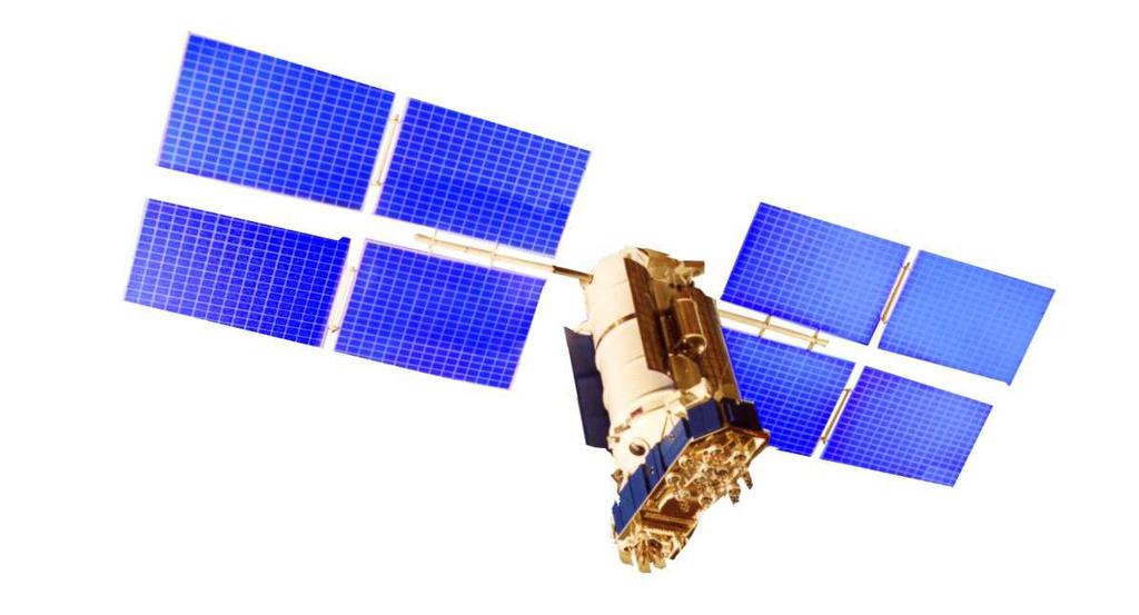 Εικόνα 38: ορυφόρος της σειράς GLONASS M Το σύστηµα είναι σχεδιασµένο έτσι ώστε κάθε ζεύγος δορυφόρων, οι οποίοι βρίσκονται σε αντιδιαµετρικές θέσεις να εκπέµπει σε διαφορετικές συχνότητες.