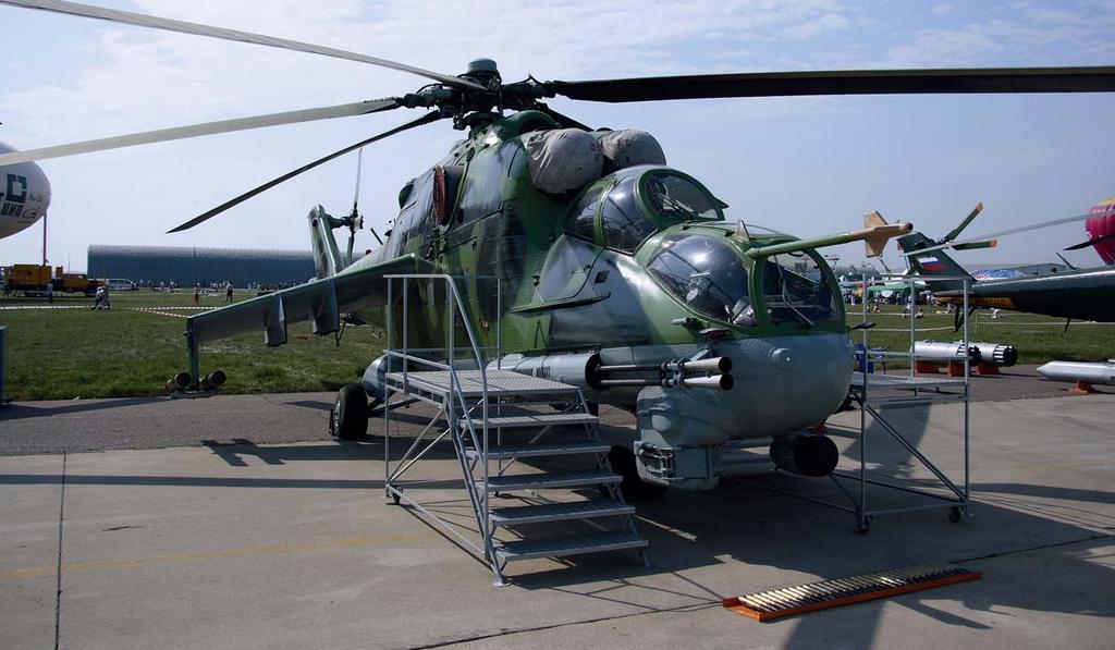 11 10 12 10. Το επιθετικό ελικόπτερο Mi-35M. Αποτελεί αναβαθµισµένη έκδοση του Mi-28 Hind. 11.