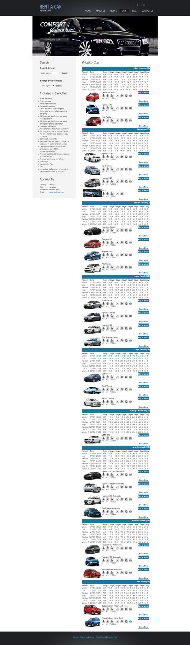 Cars Εικόνα 64Εμφάνιςθ λίςτασ αυτοκινιτων και