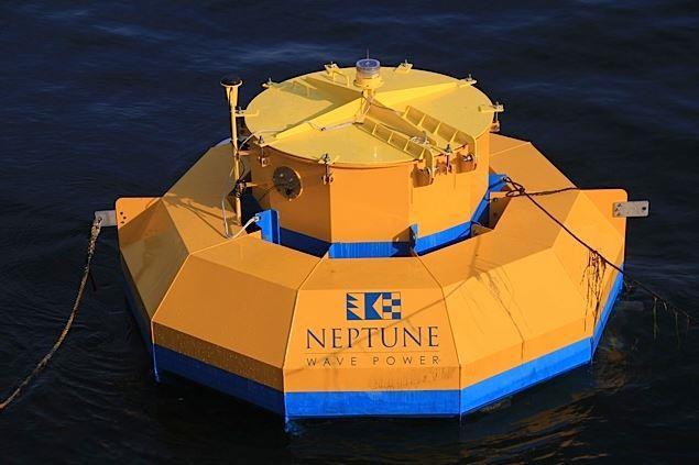 2.3. Neptune Η Neptune Wave Power αποτελεί μια εταιρία με έδρα το Τέξας της Αμερικής και προσανατολίζεται στην παραγωγή ηλεκτρικής ενέργειας προερχόμενη από συσκευές που δεσμεύουν την κυματική