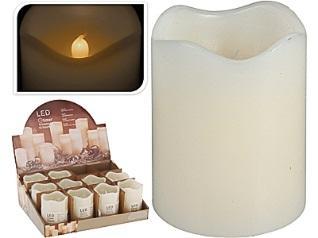 S37900070 CANDLE 24.5X1CM 12 PIECES INCLUDING 2 Γυαλί HOLDERS IN ACETATE BOX WITH RIBBON, 3 ASSORTED SOLOURS, BARCODE ON BACKSIDE OF EACH BOX, ASS.