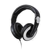 circumaural stereo headphone with spatial sound image and high passive noise attenuation