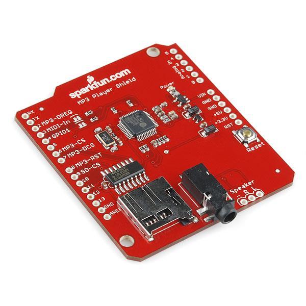 Εικόνα 5.3.1: Sparkfun MP3 Player Shield 5.