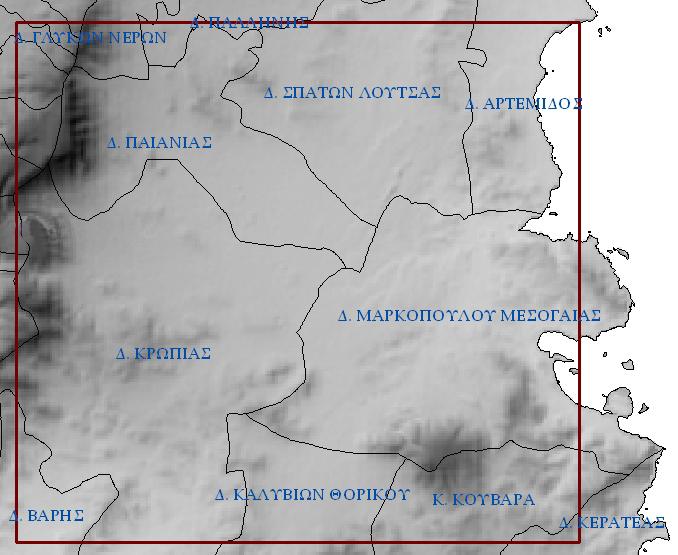 Εργαστήριο Γεωπληροφορικής Πανεπιστημίου Αιγαίου). Εικόνα 3.