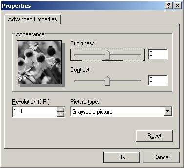Σάρωση εγγράφων / εικόνων Επιλέγουμε custom settings για να ορίσουμε στο παράθυρο που εμφανίζεται την ανάλυση σε dpi του