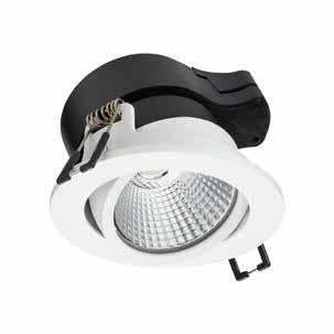 Χωνευτό σποτάκι ClearAccent RS060B και RS061B Φωτιστικό LED με ενσωμαωμένα όργανα (driver).