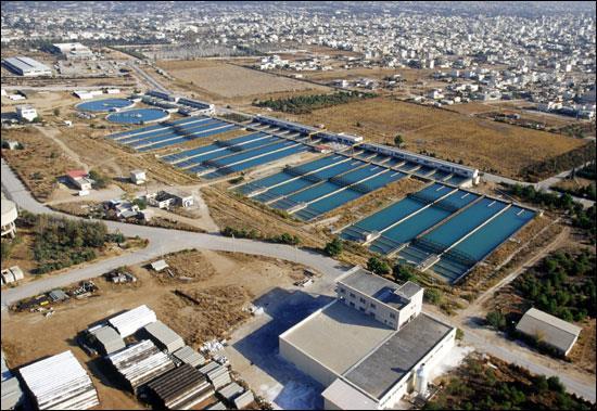 Τυπικές επεξεργασίες πόσιμου νερού: Εγκατάσταση επεξεργασίας νερού Αχαρνών Ταχυδιυλιστήριο Δεξαμενή αποθήκευσης (υπόγεια)