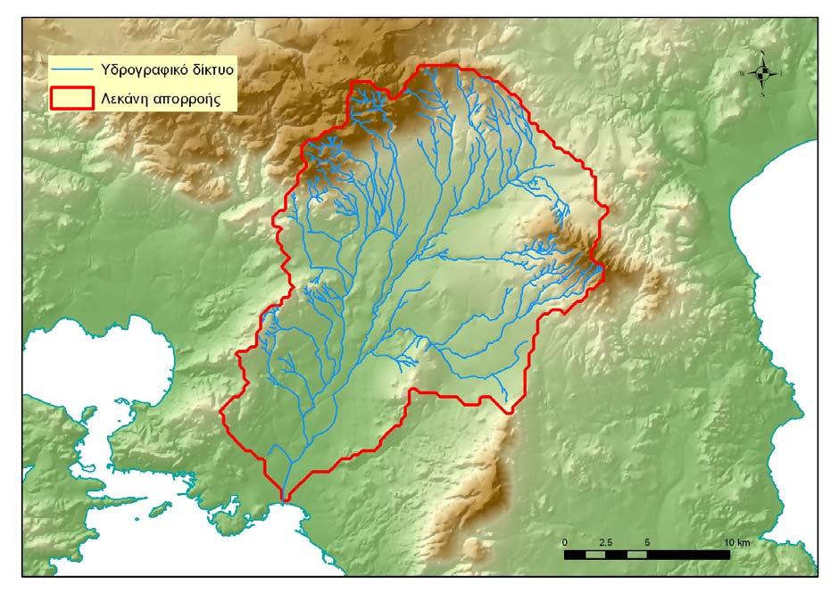 Μάντρα (Wall.shp) Συρµατόπλεγµα (Mesh.shp) Αγωγός (Sewer.