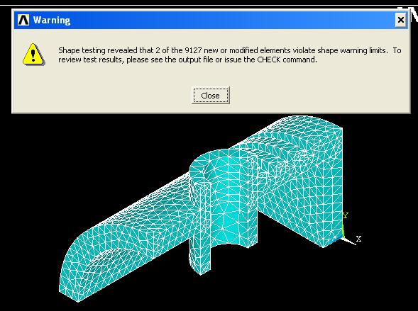 Στάδιο προεπεξεργασίας Preprocessor > Meshing > MeshTool Global