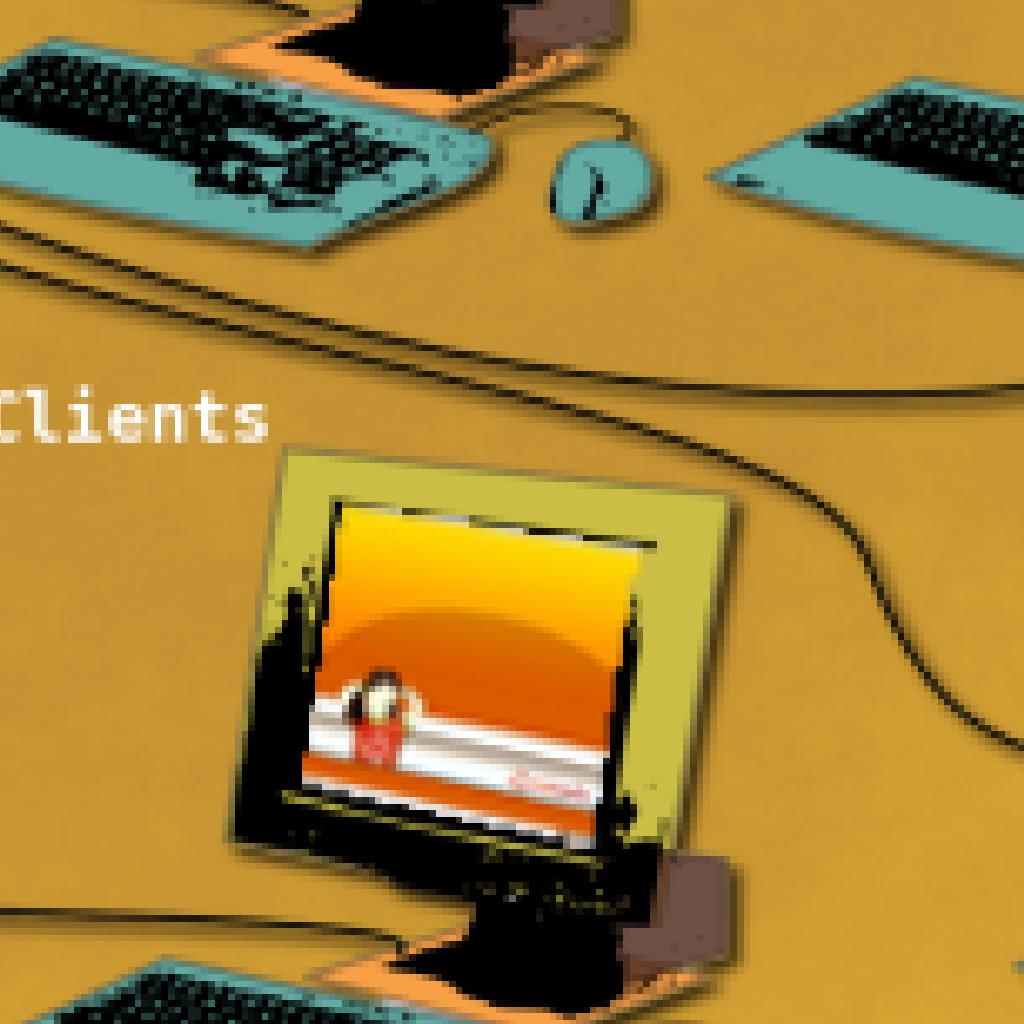 των thin clients µε τον εξυπηρετητή µπορεί να είναι λιγότερο αυστηρή σε