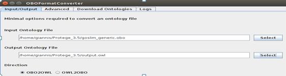 ΓΕΡΟΧΡΗΣΤΟΣ ΙΩΑΝΝΗΣ 6.2.2 Μετατροπή των δεδομένων Για τη μετατροπή του αρχείου OBO σε μορφή OWL χρησιμοποιήθηκε το εργαλείο OBO Ontology Release Manager (OORT) (https://code.google.com/p/owltools/).