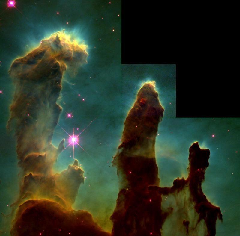 Εικόνα 4: Το νεφέλωμα του Αετού (Eagle Nebula), μια πιθανή περιοχή