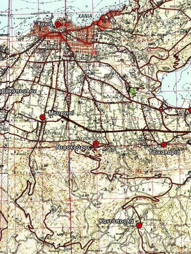 Θέση: Η περιοχή βρίσκεται περίπου 15χλμ νότια της πόλης των Χανίων (σε ευθεία γραμμή) ο δρόμος όμως έχει μήκος πάνω από 25 χλμ.