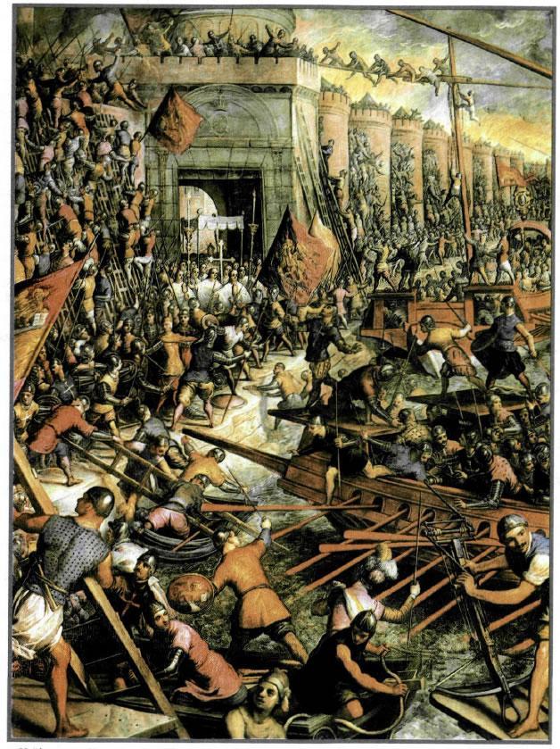 Η Άλωση της Κωνσταντινούπολης από τους Σταυροφόρους.