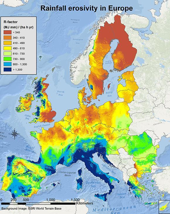 Support Practices factor (Support practice factor - P-factor) http://esdac.jrc.ec.europa.