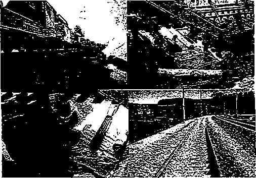 Φωτογραφία 5.3: Εργασίες εφαρμογής γεωυφάσματος στο σιδηρόδρομο 5.2.
