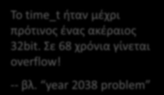 Παίρνει δύο παραμέτρους, με τη δεύτερη συνήθως NULL.