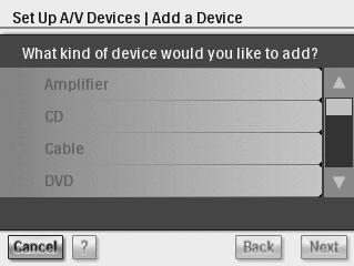 ): Ενισχυτής Συσκευή αναπαραγωγής CD (CDR) Αποκωδικοποιητής καλωδιακής (χωρίς προσωπική συσκευή εγγραφής βίντεο) Συσκευή αναπαραγωγής DVD Συσκευή εγγραφής DVD µε σκληρό δίσκο DVD - Βίντεο Κονσόλα