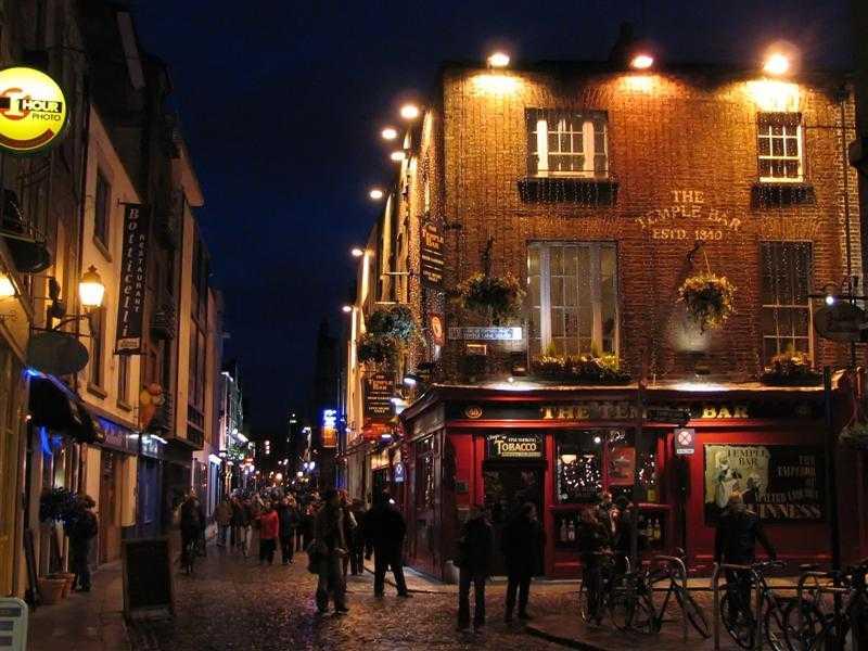 Η περιοχή Temple Bar στο ουβλίνο