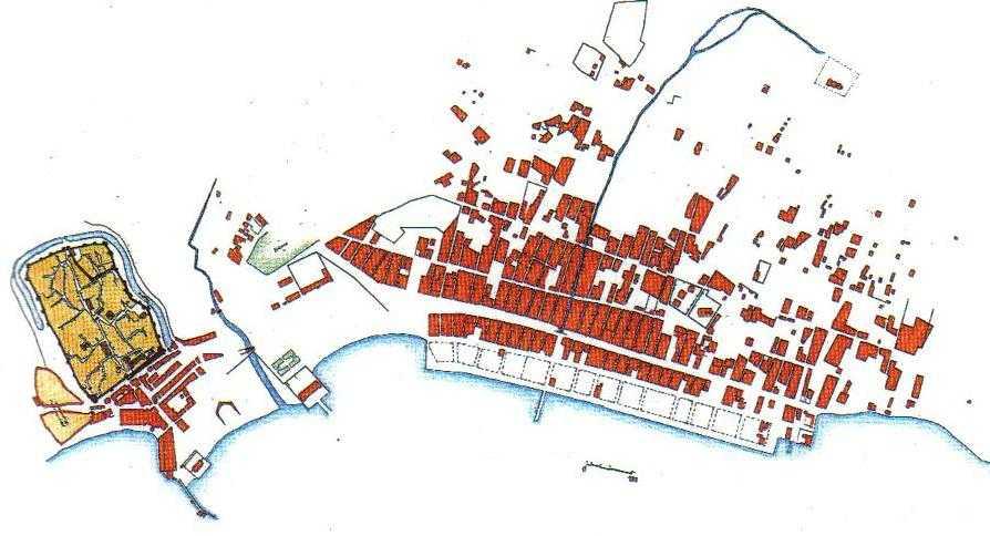 2.1.3 Ο Νεοελληνικός Βόλος (1881-1920) Το κάστρο, τα Παλαιά και η Νέα Πόλις του Βώλου (Χαστάογλου, 2007) Με την προσάρτηση της Θεσσαλίας στο ελληνικό κράτος το 1881 ο Βόλος εισήλθε σε νέα περίοδο