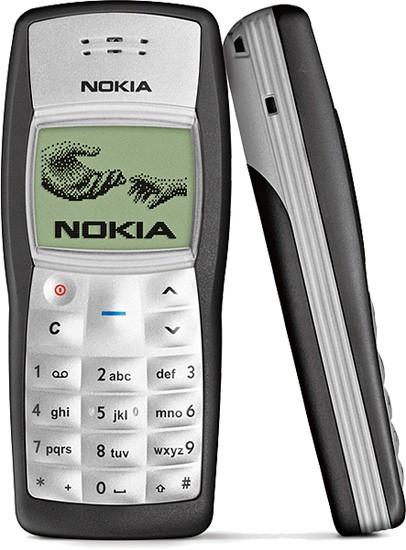 Μοντέλο : Nokia 1100 Έτος κατασκευής : 2003 Διαστάσεις : 106 x 46 x 20 mm Βάρος : 86 γραμμάρια