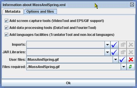 7). Το αρχείο MassAnd-Spring.xml και τα επικουρικά αρχεία (MassAndSpring.gif) που βρίσκονται στον υποφάκελο msci\source και είναι λιγότερο από 30 Kbytes (συγκρίνετε το μέγεθος αυτό με τα 1.